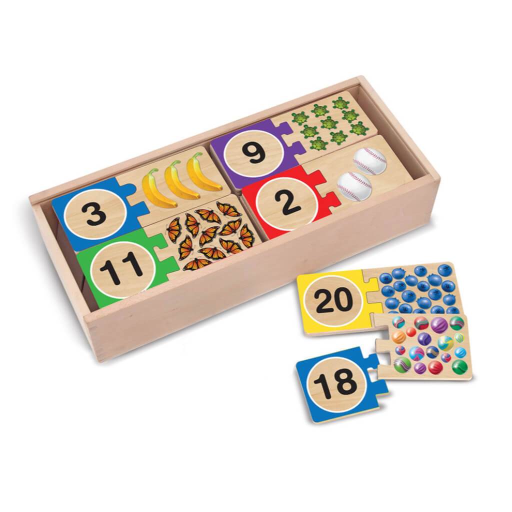 Puzzle Wooden Number 