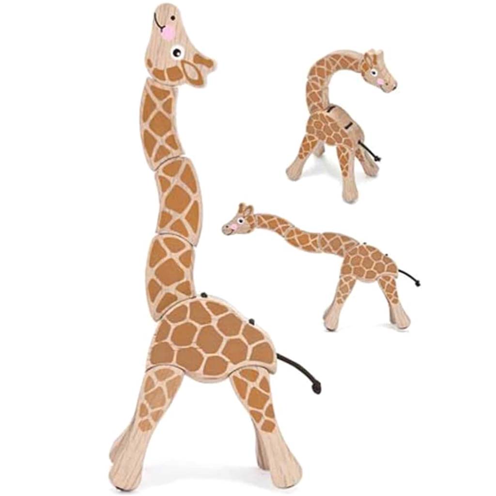 Wooden Giraffe Grasping Toy 