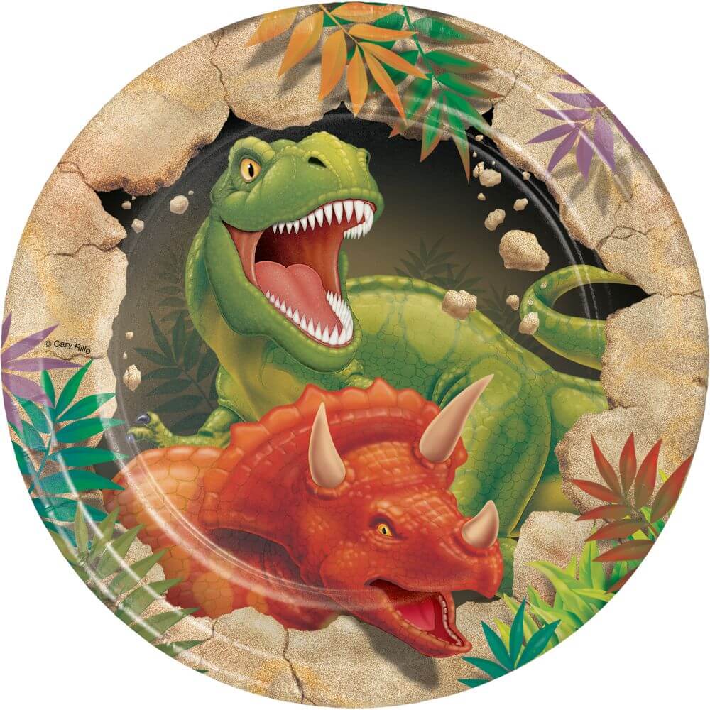 Dino Blast, Lunch Plates 7in 8ct 