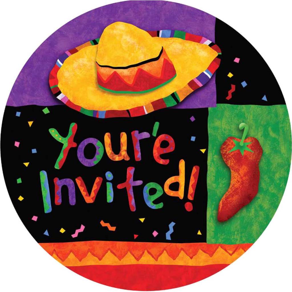 Festive Fiesta, Invitation 8ct 