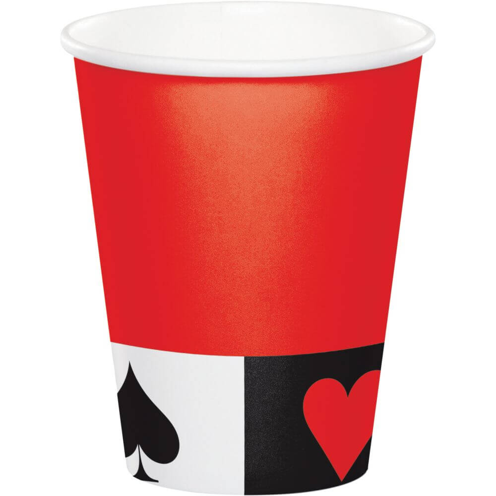 Card Night, Hot/Cold Cups 9oz 8ct 