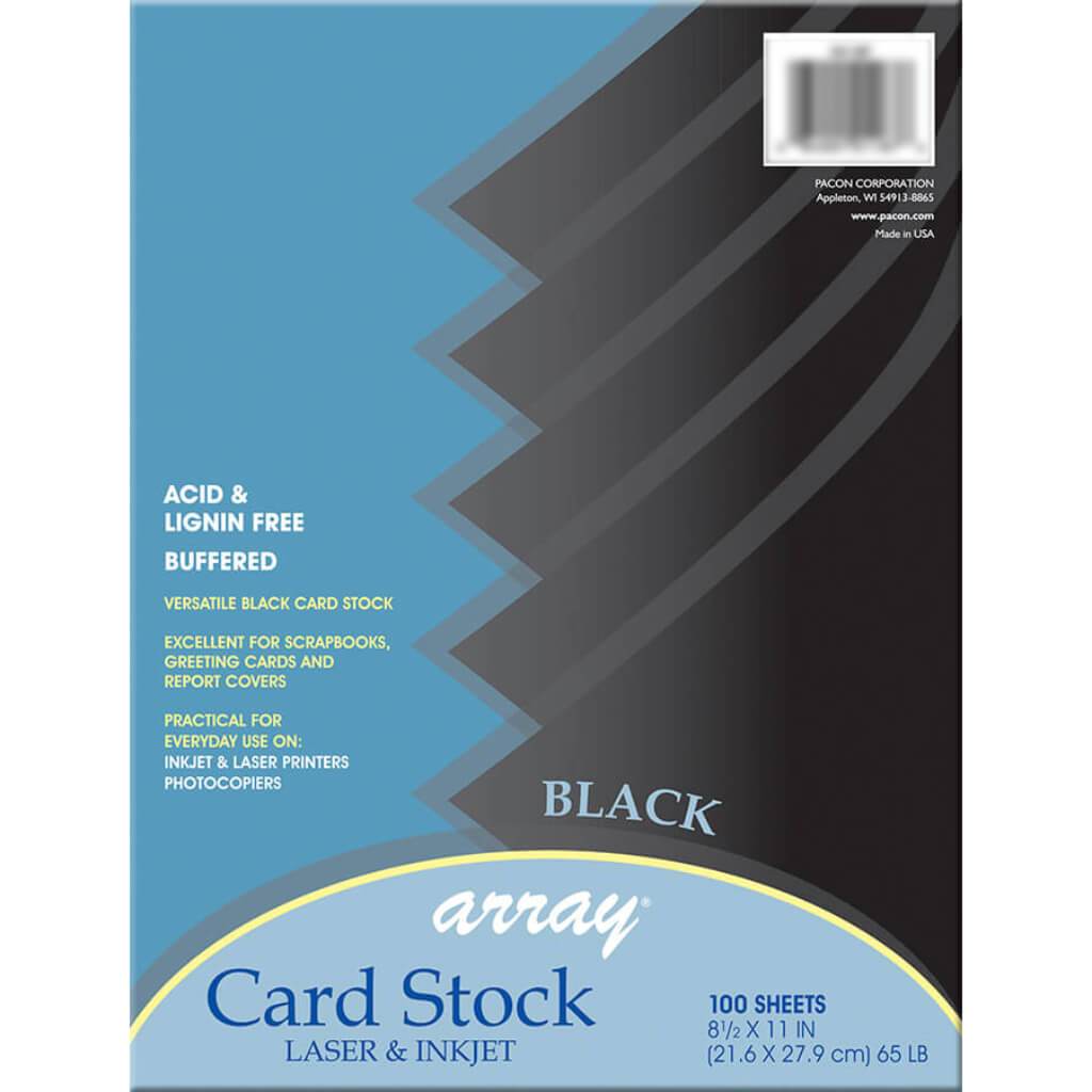 Array Card Stock Laser and Inkjet 8.5in x 11in 100 Sheets