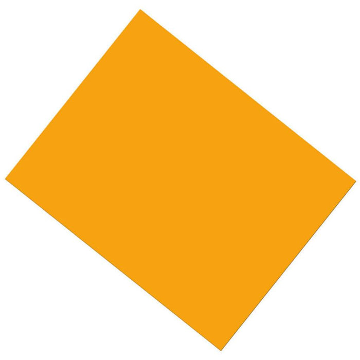 Coated Poster Board 25 Sheets 22in x 28in Orange