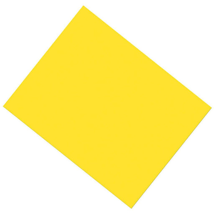 Coated Poster Board 22in x 28in Yellow