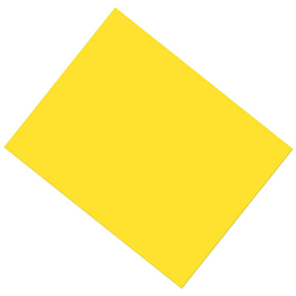 Coated Poster Board 22in x 28in Yellow