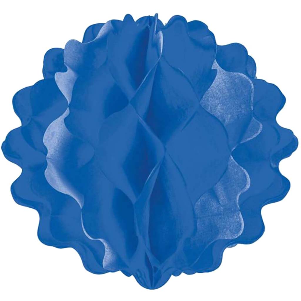 Paper Decor Ball 8in, Blue 