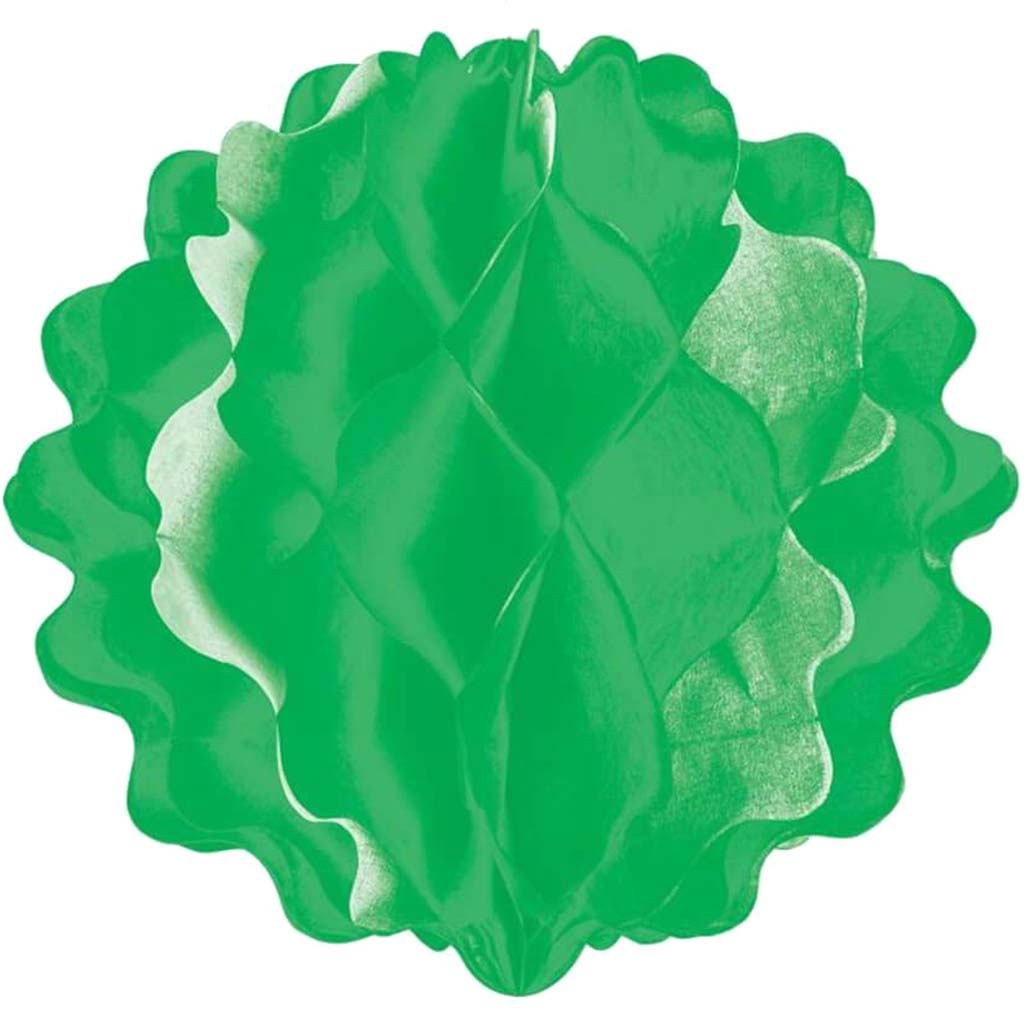 Paper Decor Ball 8in, Green 