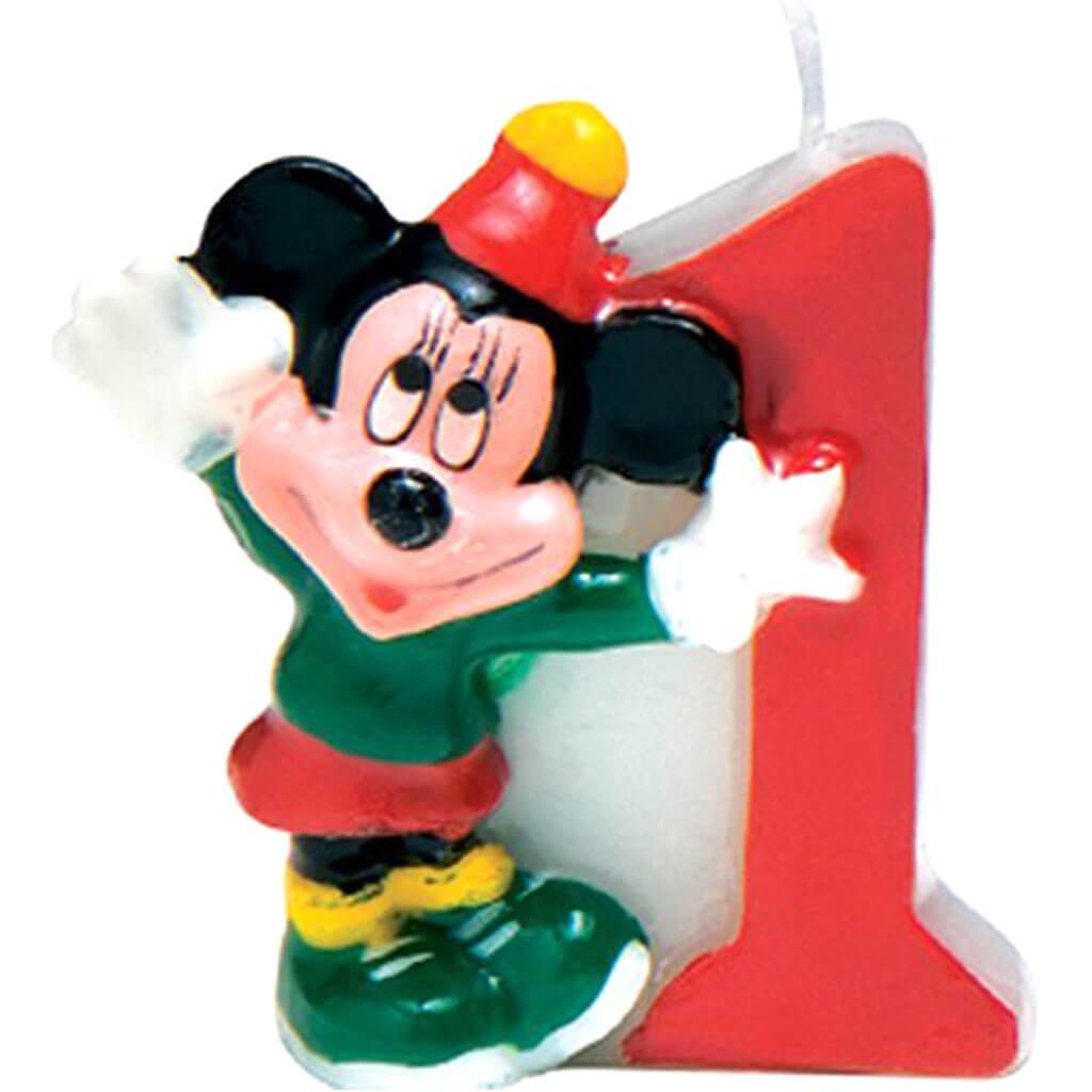 Mickey Mouse Birthday Candle # 1