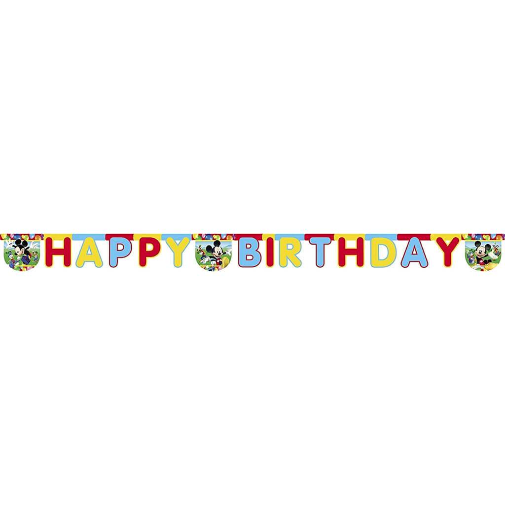 Mickey Mouse Happy Birthday Banner