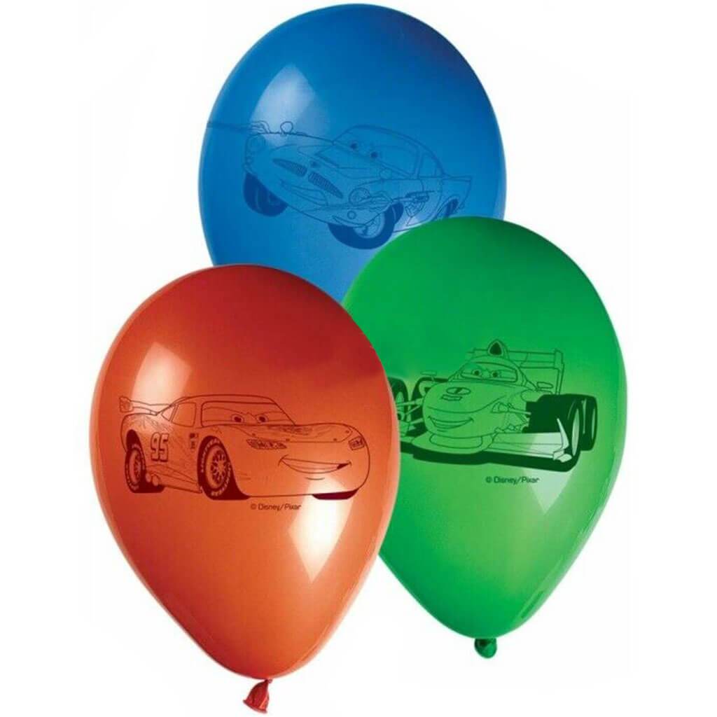 Disney Cars Latex Balloon, 8ct