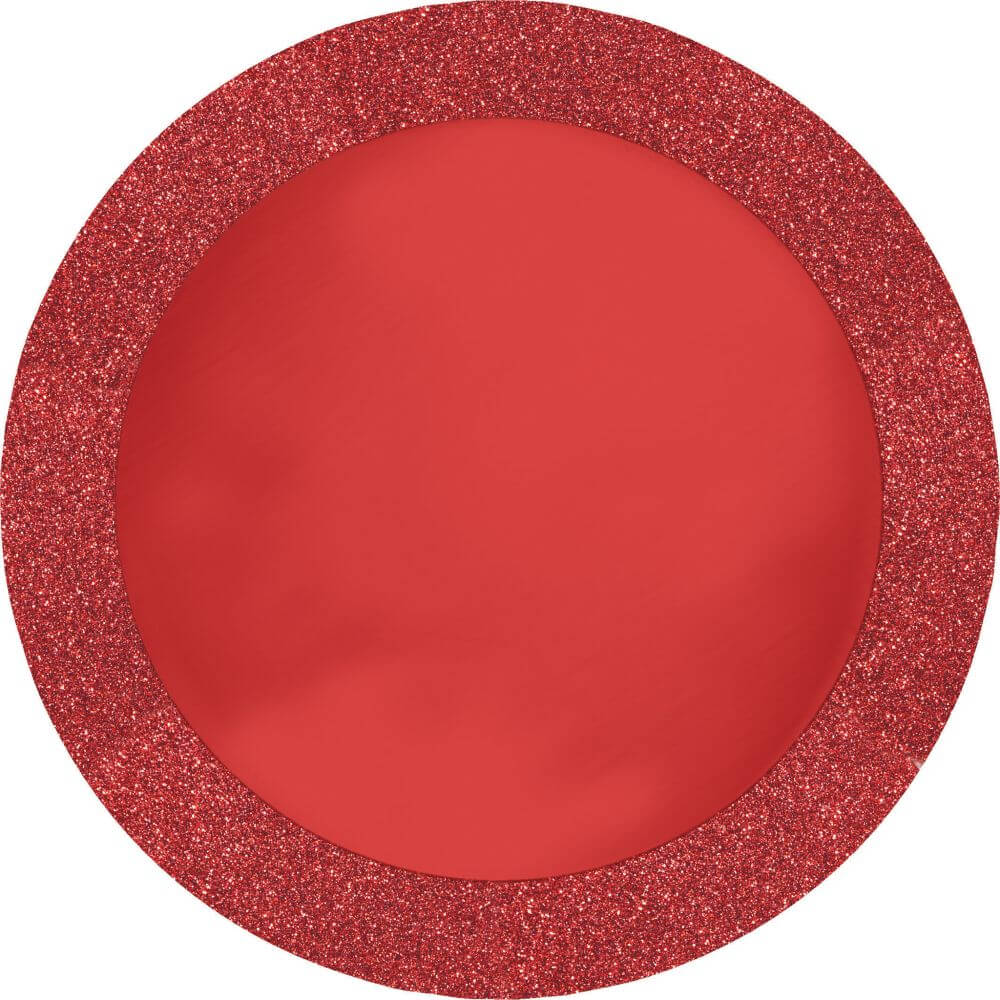 Placemats Glitz Red, 14in