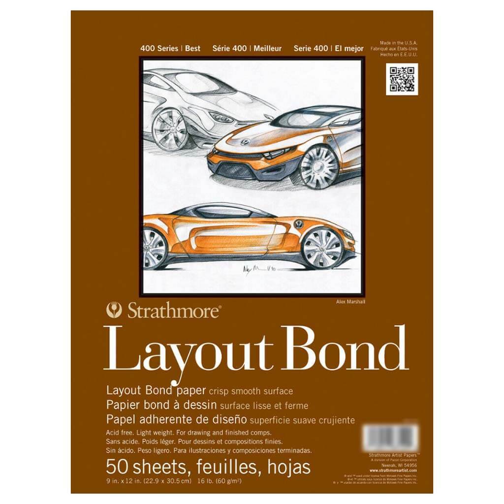 Strathmore 400 Layout Bond 9in X 12in