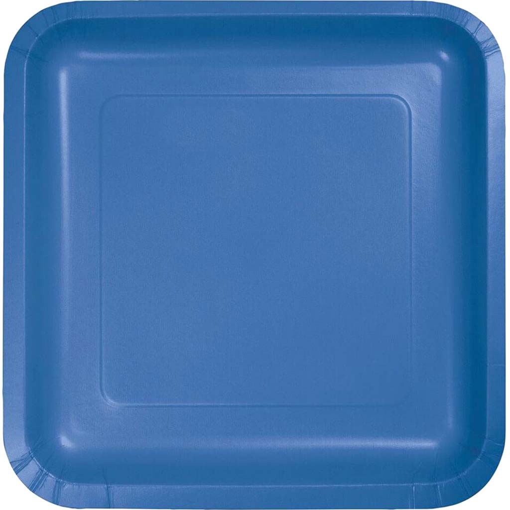 True Blue Paper Lunch Plates 7in 18ct, 