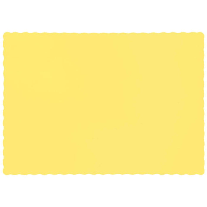 Yellow Paper Placemats