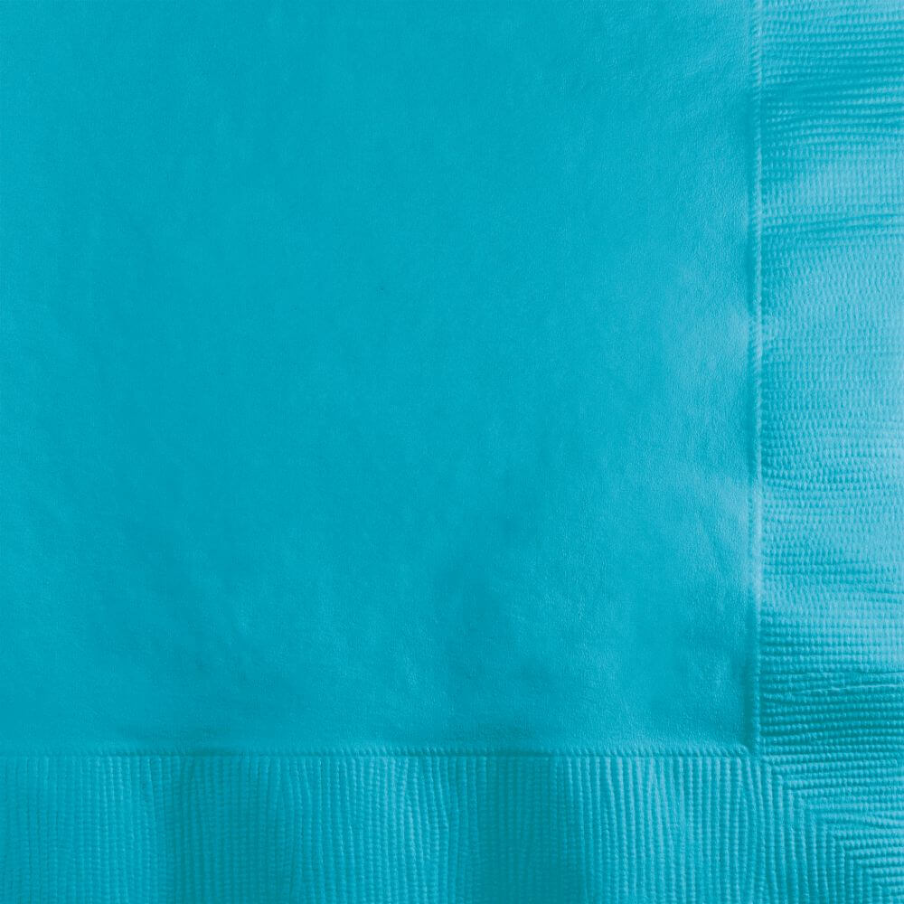 Beverage Napkins 3ply 50ct, Bermuda Blue 