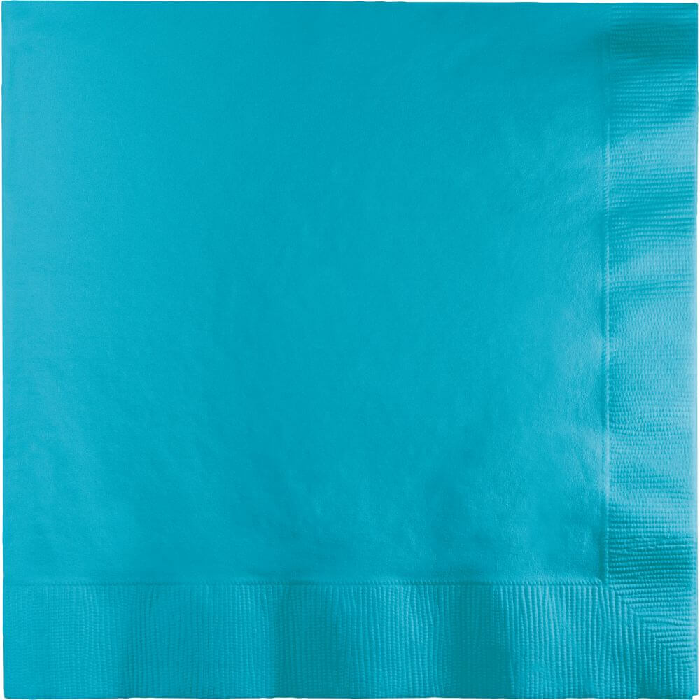 Lunch Napkins 50ct 3ply, Bermuda Blue 