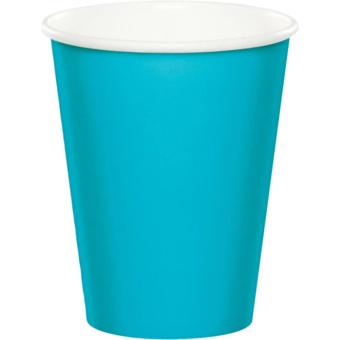 Hot/Cold Cups 9oz 8ct, Bermuda Blue 