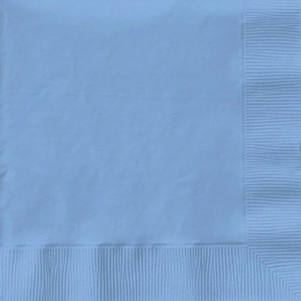 Beverage Napkins 3ply 50ct, Periwinkle 