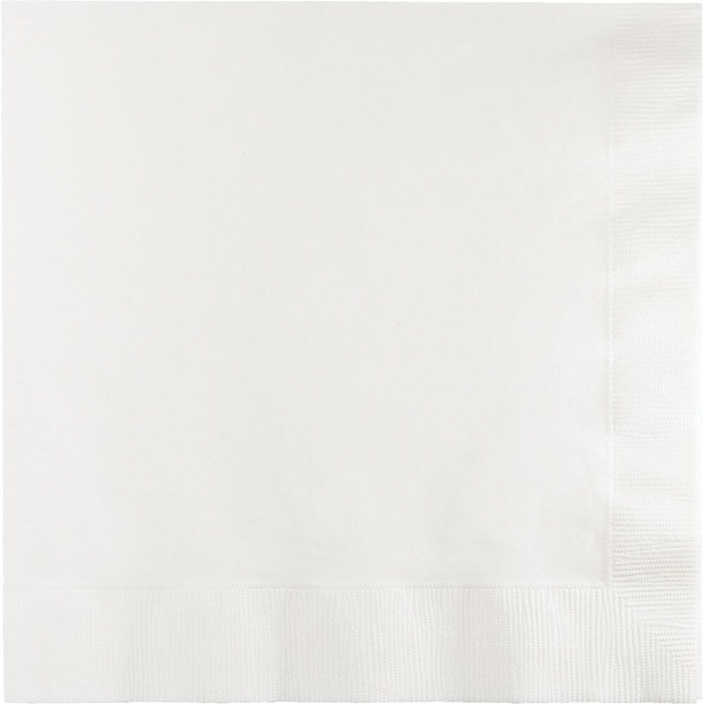 White Luncheon Napkins 3ply 50ct 