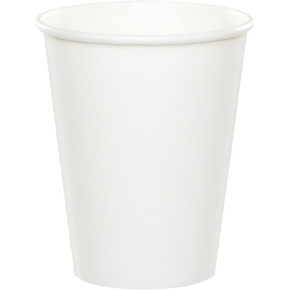 White Paper Cups 9oz 24ct, 