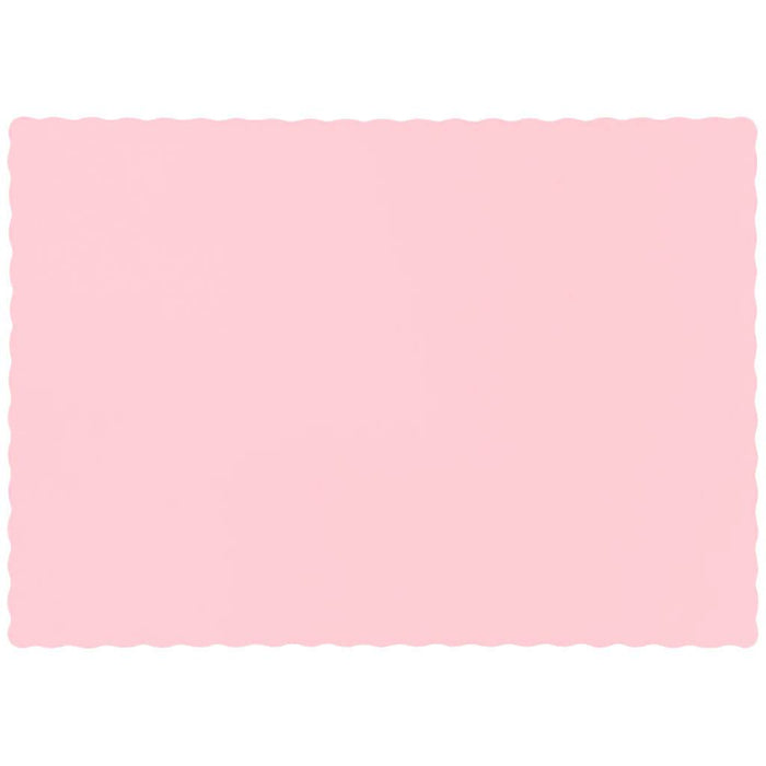 Classic Pink Paper Placemats