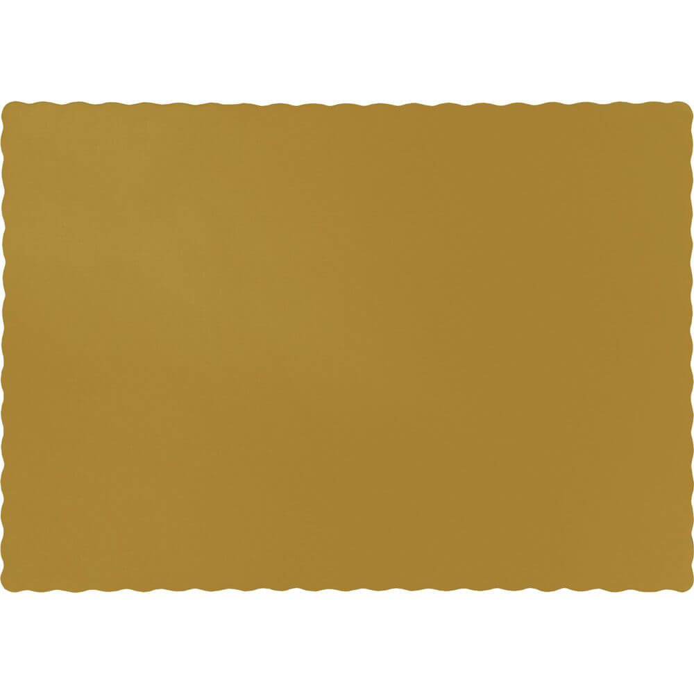 Glittering Gold Placemats 50ct 