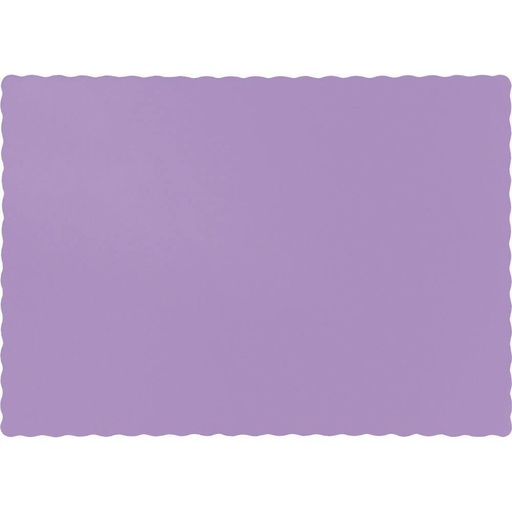 Paper Placemats 50ct, Luscious Lavender 