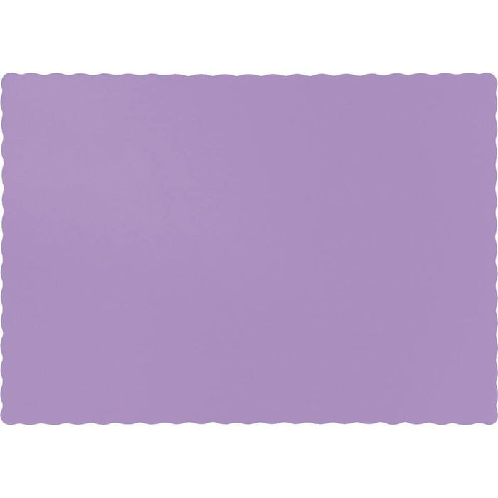 Paper Placemats 50ct, Luscious Lavender 