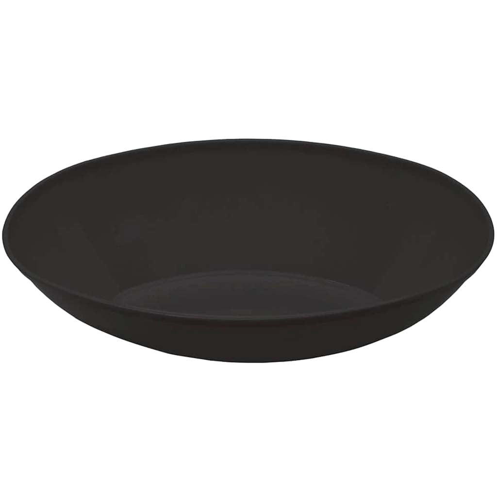 Plastic Oval Bowl 12in, Black 