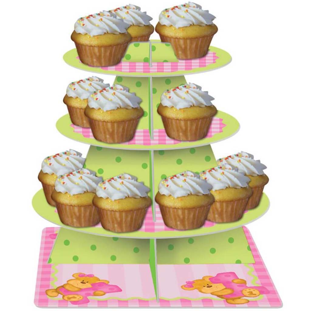 Bears Birthday Girl, Cupcake Stand 