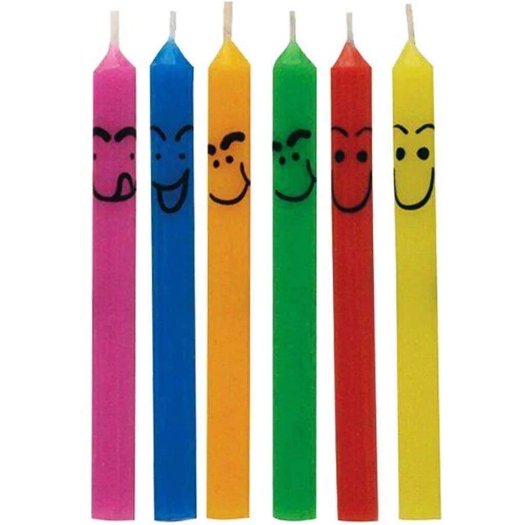 Happy Faces Birthday Candles