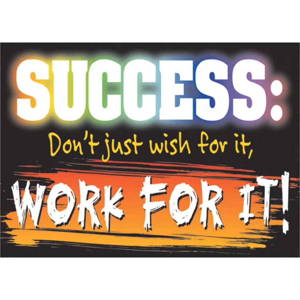 Success: Don'T Just Wish Poster 