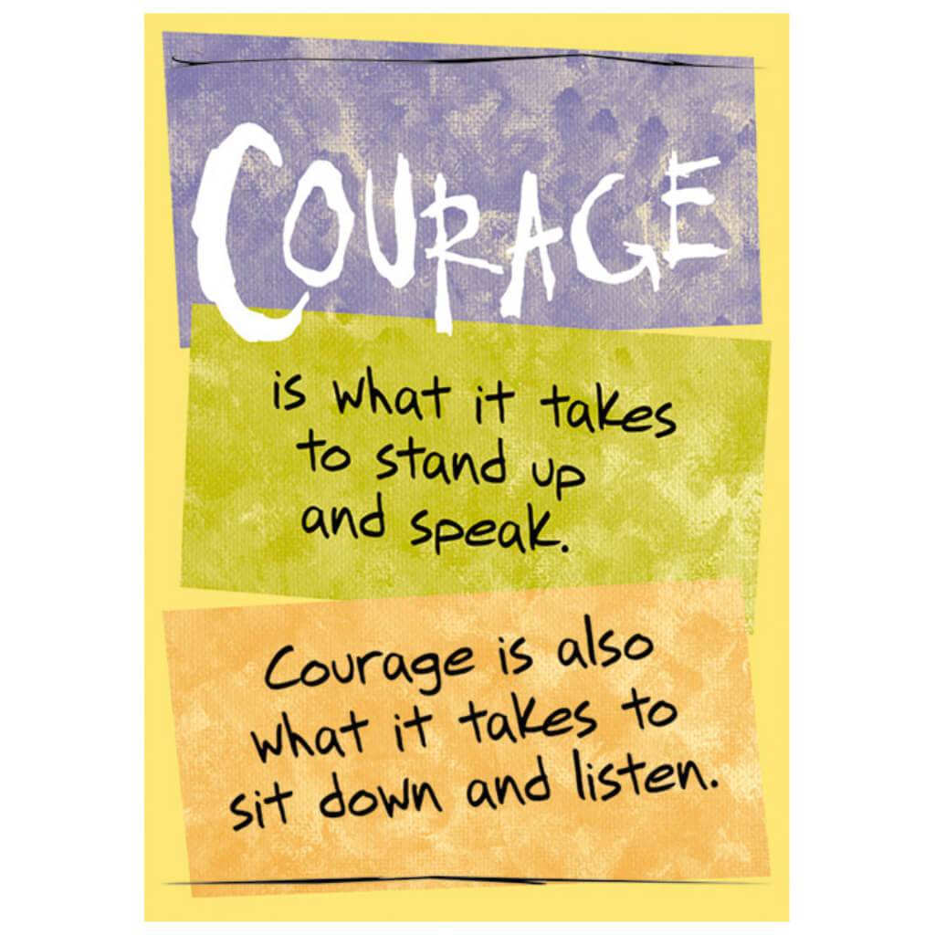 Courage Is What It Takes Poster 