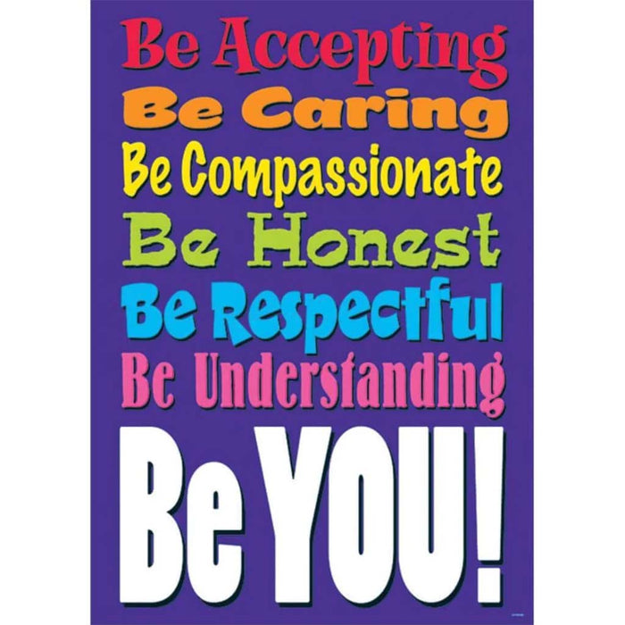 Be Accepting Be Caring Chart 