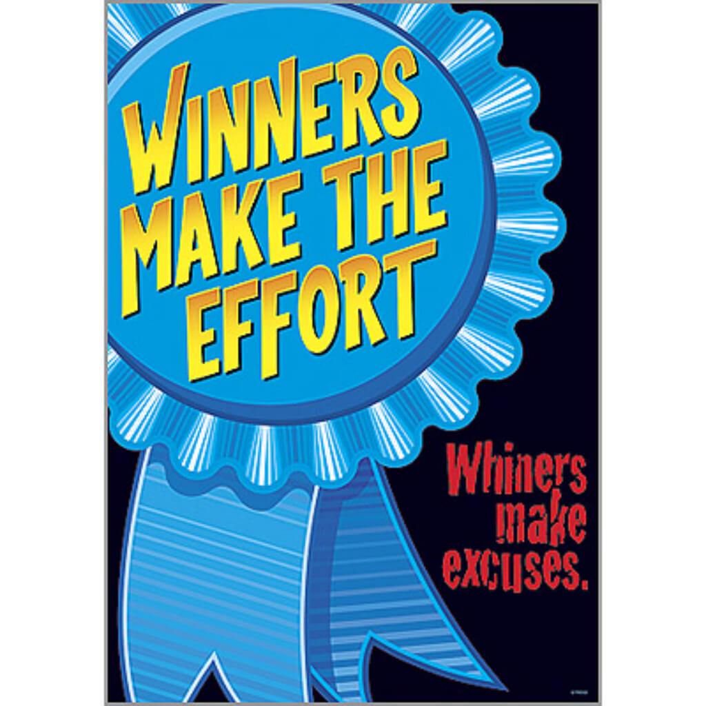 Winners Make The Effort... Poster 