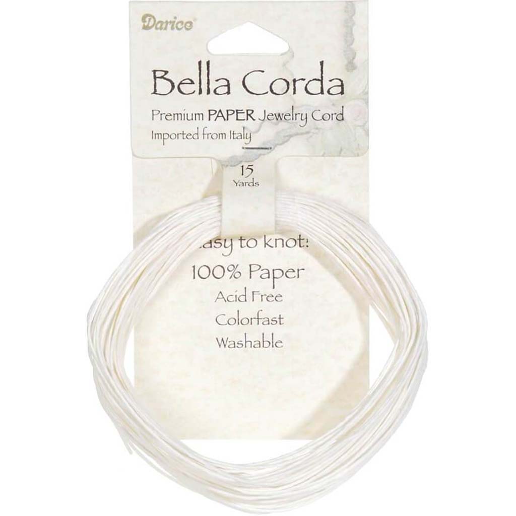 CORD PAPER BELLA IVORY 1MM 15YD 