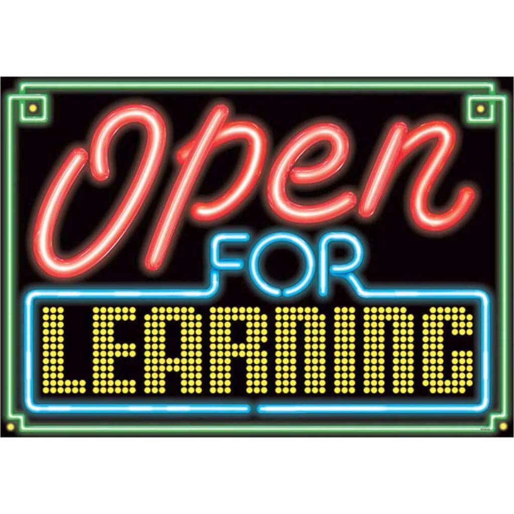 Open For Learning Poster 