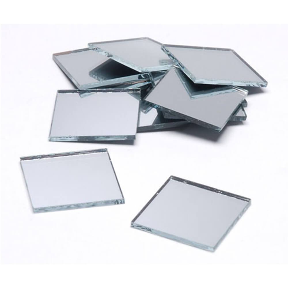 Mirror Square 1 inch 10 pieces 