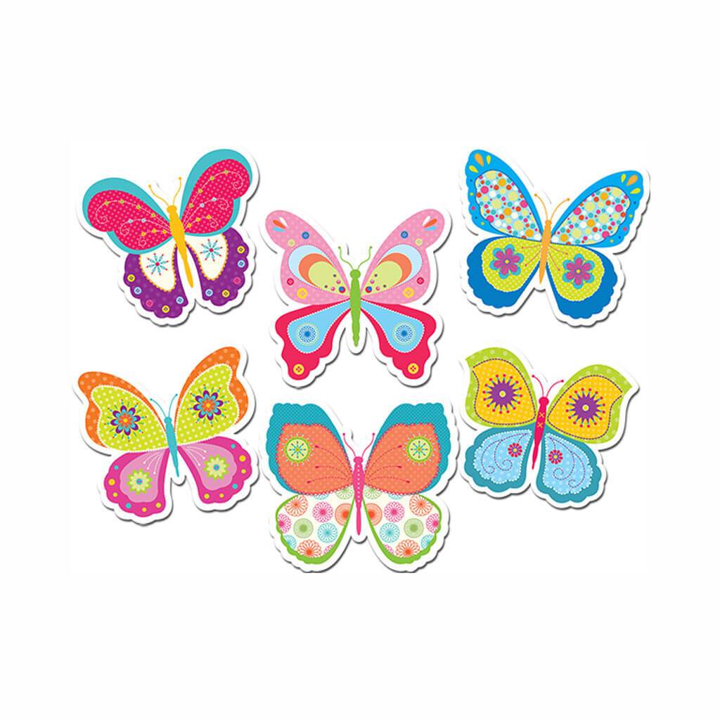 Butterflies 6in Designer Cut Outs