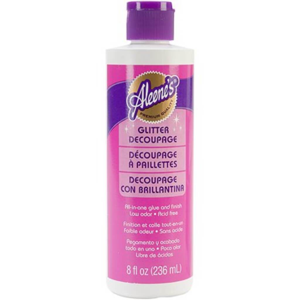 Aleene's Glitter Decoupage 8oz