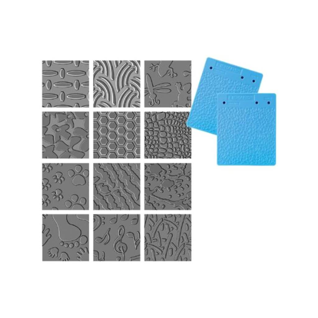 Stencil Texture Plate Asst.Iii 5.75X7In 