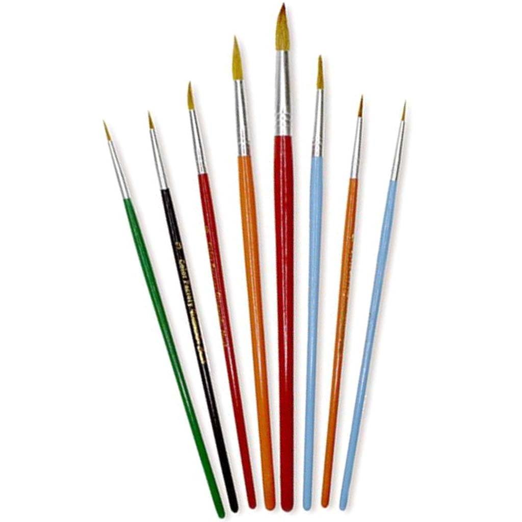 Artist Brush Set Natural #1-#12 8pc 