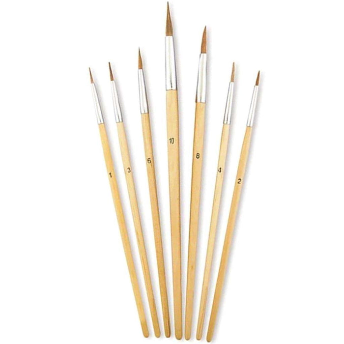 Artist Brush Set Round 7pc 