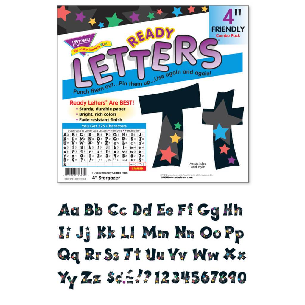 Ready Letters Friendly Stargazer 4" 