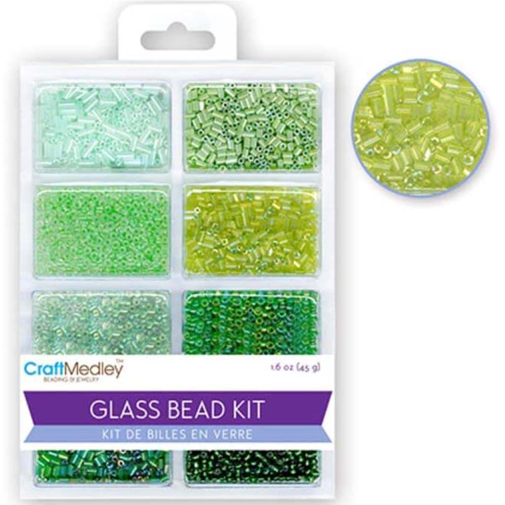 GLASS BEAD KIT:ROCAILLES/SEED BEADS/BUGLES 45G ULTIMIX 