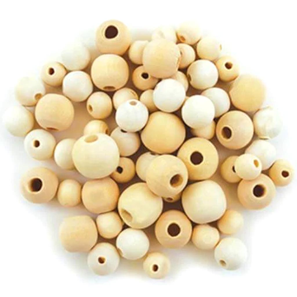 BEAD CRAFTWOOD  NATURAL 