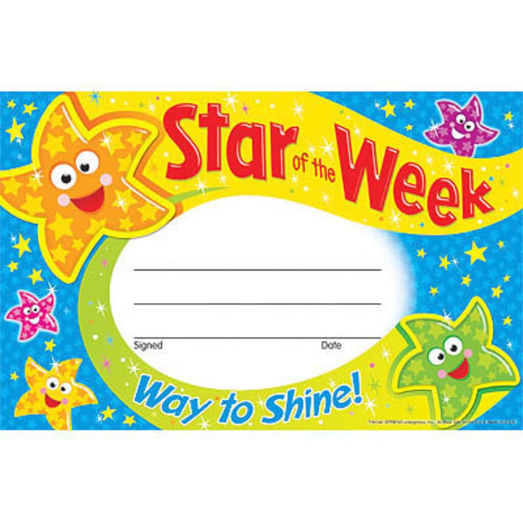 Star Of The Week Recognition Awards 