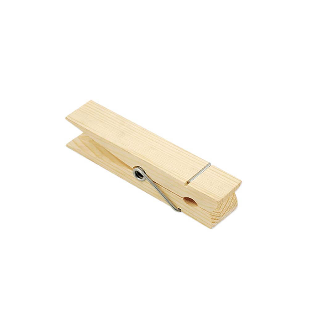 Craftwood: 5.7in Jumbo Standing DIY Clothespin Natural