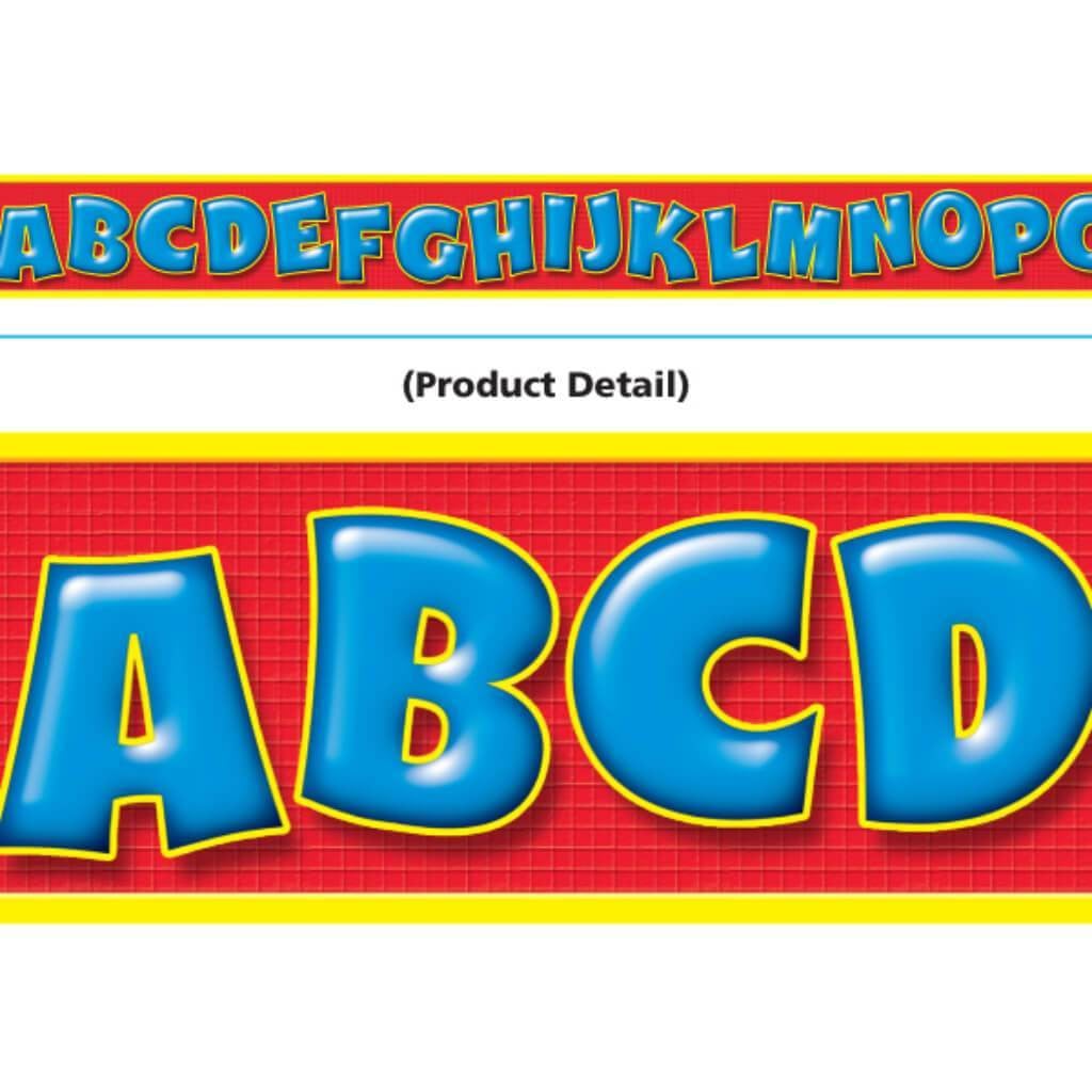 Awesome Alphabet Bloder Border 