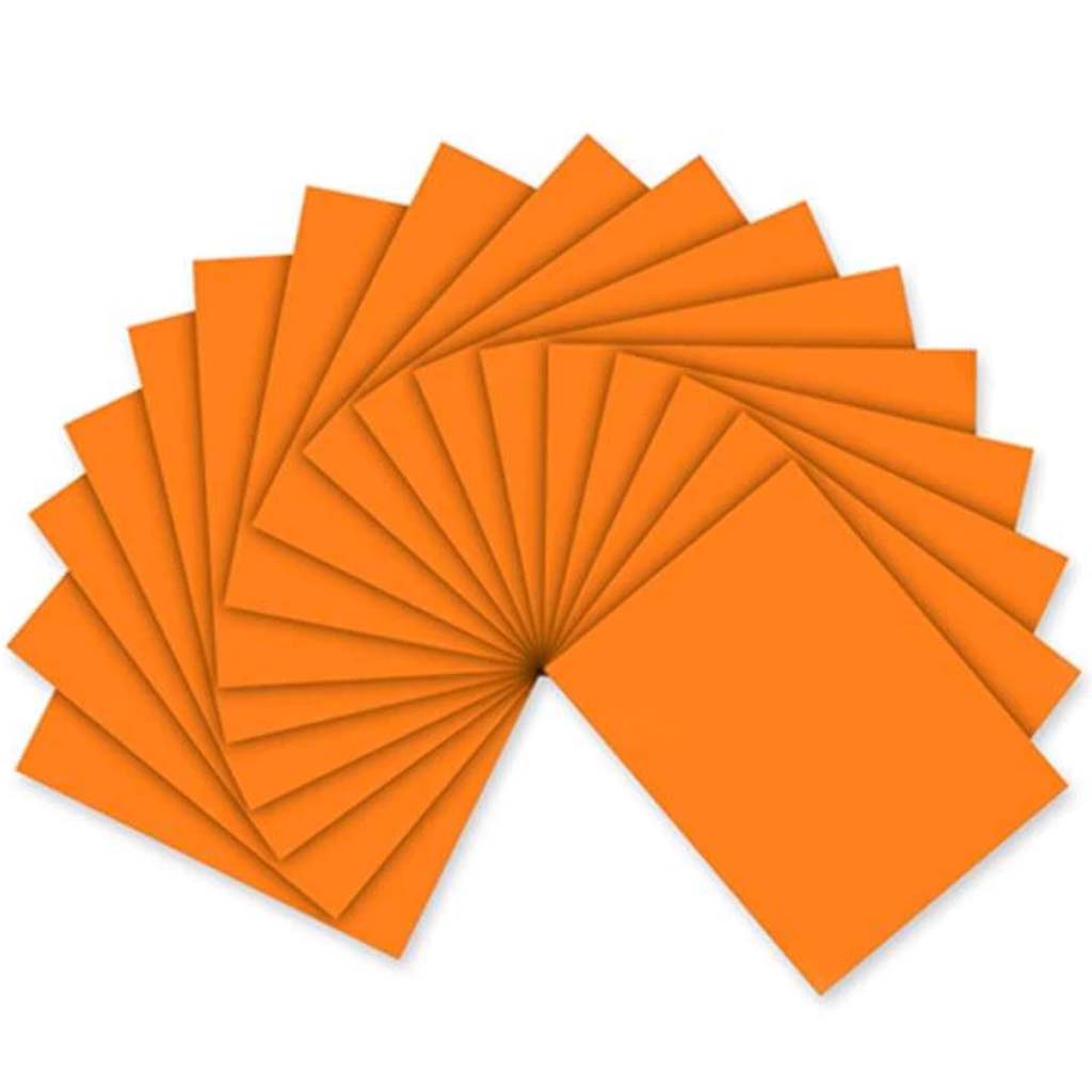 FOAM SHEET ORANGE 9X12IN 2MM 